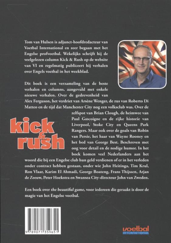 Achterkant van Kick & Rush