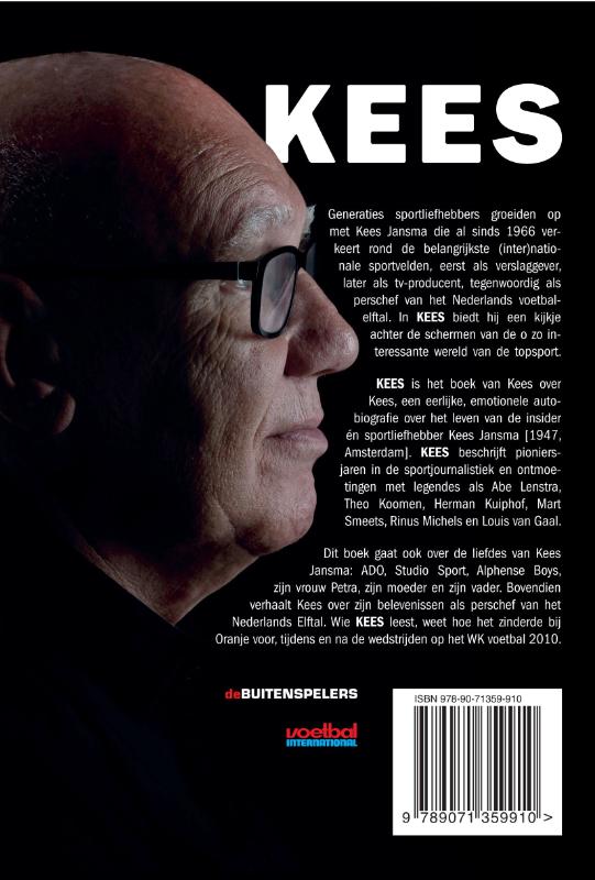 Achterkant van Kees