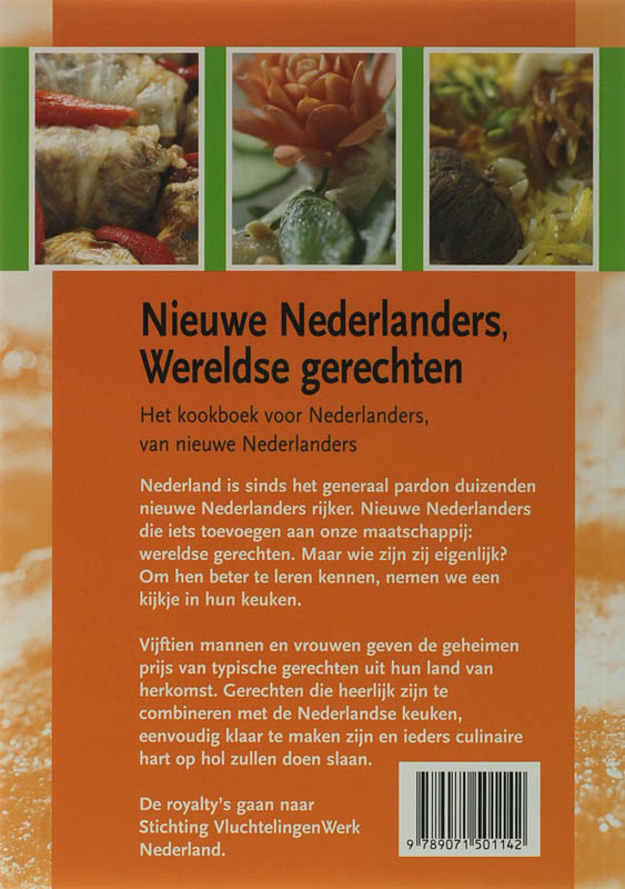 Achterkant van Nieuwe Nederlanders