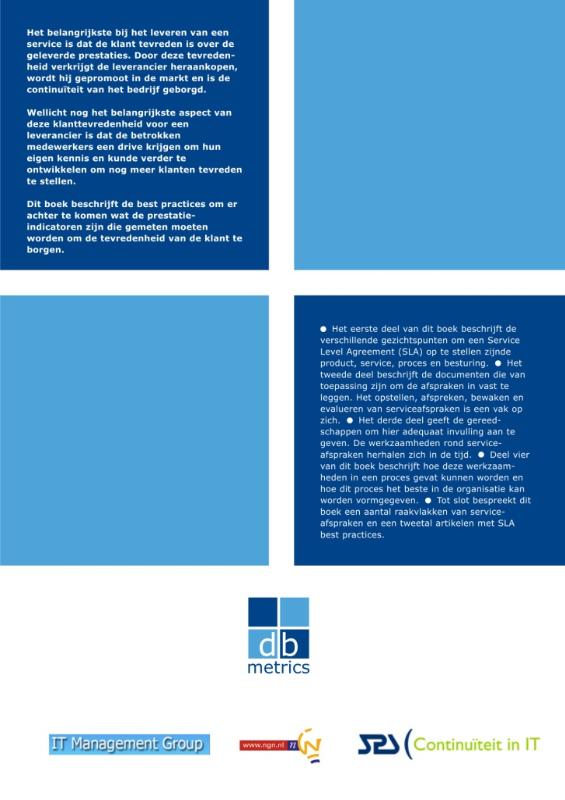 Achterkant van SLA Best Practices