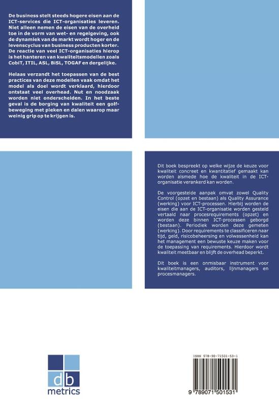 Achterkant van Quality Control & Assurance
