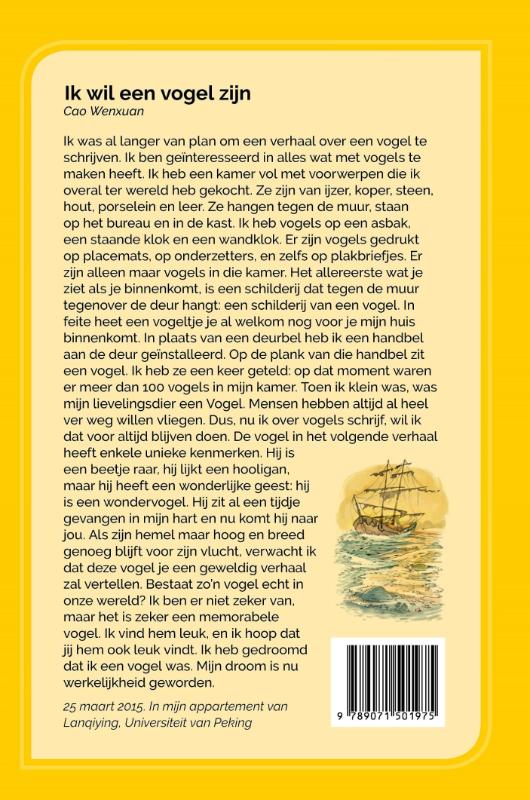 Achterkant van Spreeuwenstad en de piraten