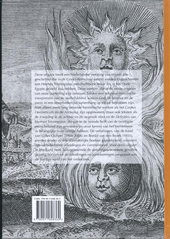 Achterkant van Hermetische geschriften