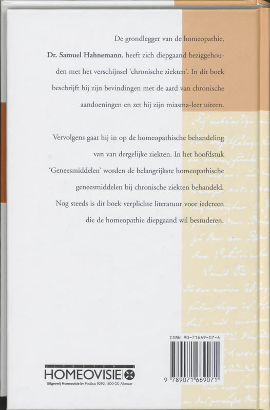Achterkant van De chronische ziekten