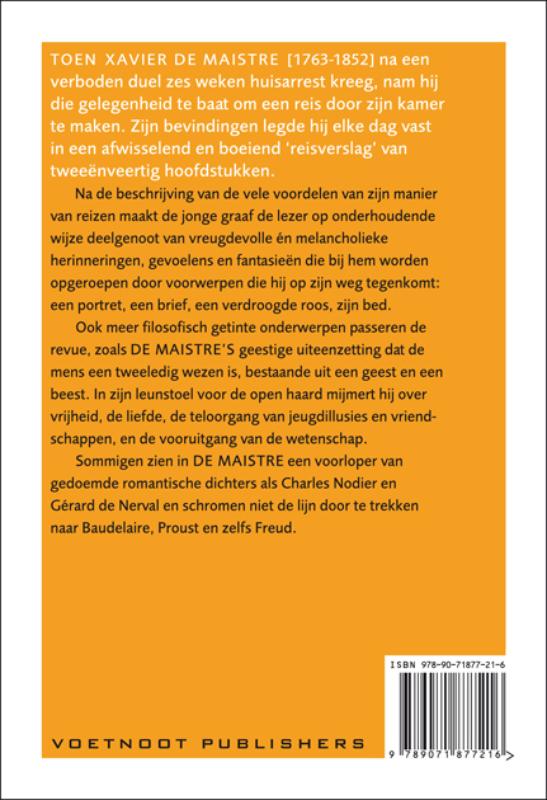Achterkant van Reis door mijn kamer