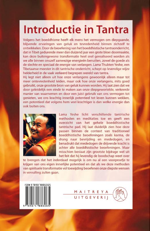 Achterkant van Introductie in tantra