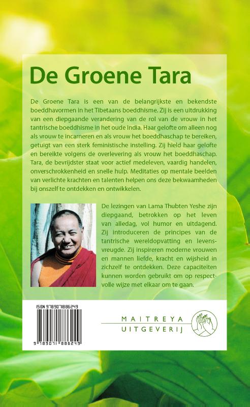 Achterkant van De groene tara