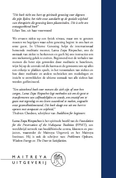 Achterkant van Ultieme genezing