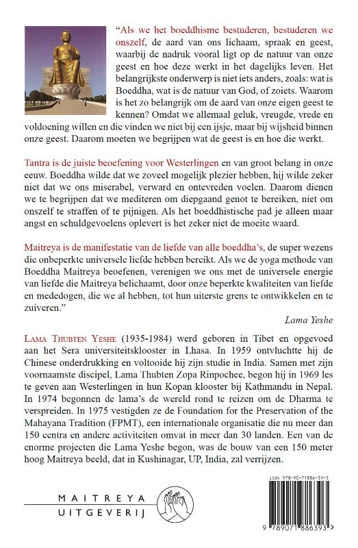 Achterkant van Universele Liefde