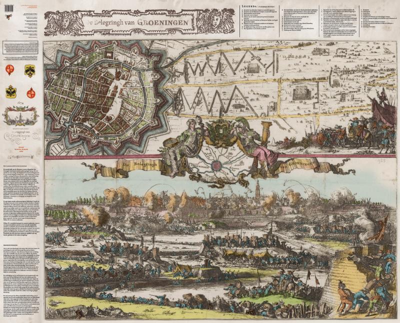Achterkant van De Belegringh van Groeningen