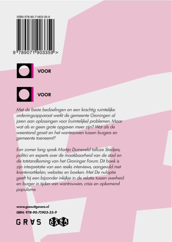 Achterkant van De nuloptie
