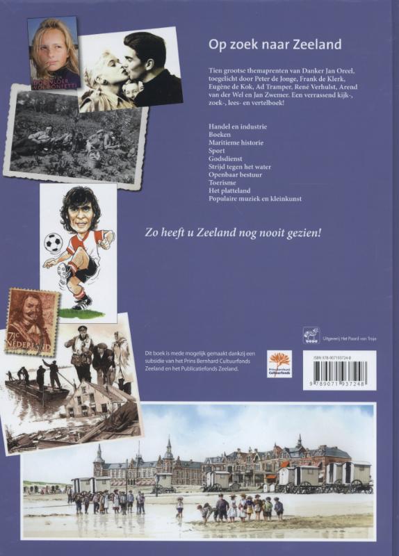 Achterkant van Op zoek naar Zeeland