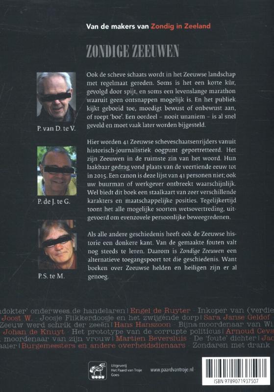 Achterkant van Zondige Zeeuwen