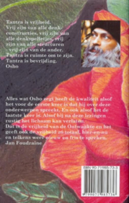 Achterkant van Tantra - leven in vrijheid