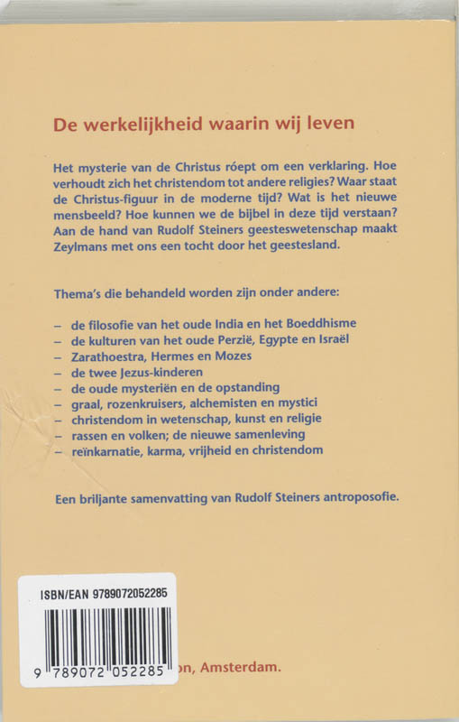 Achterkant van De werkelijkheid waarin wij leven