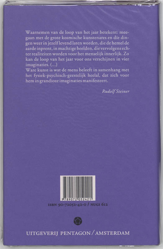 Achterkant van Het beleven van het jaar