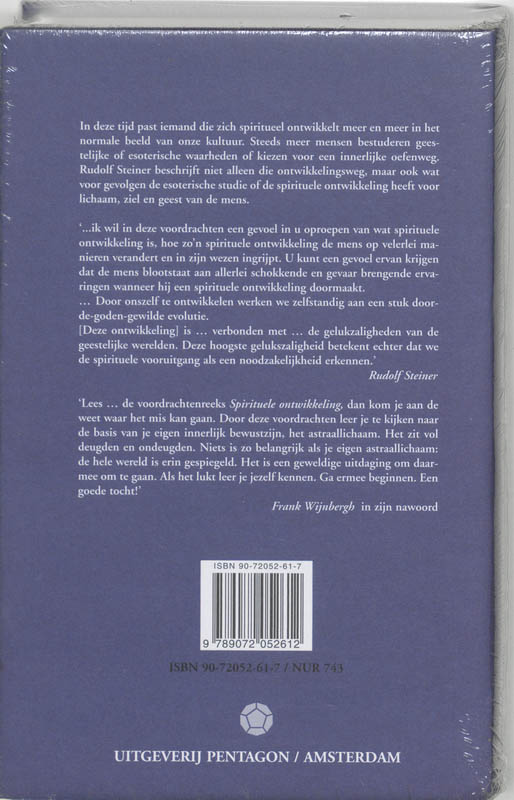 Achterkant van Spirituele ontwikkeling