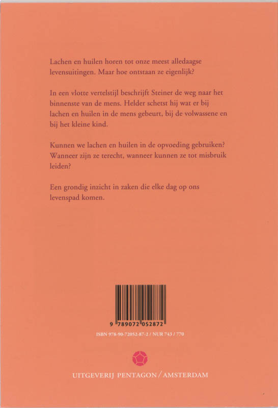 Achterkant van Lachen en huilen