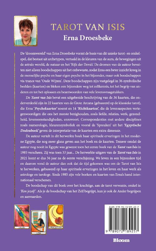 Achterkant van Tarot van Isis