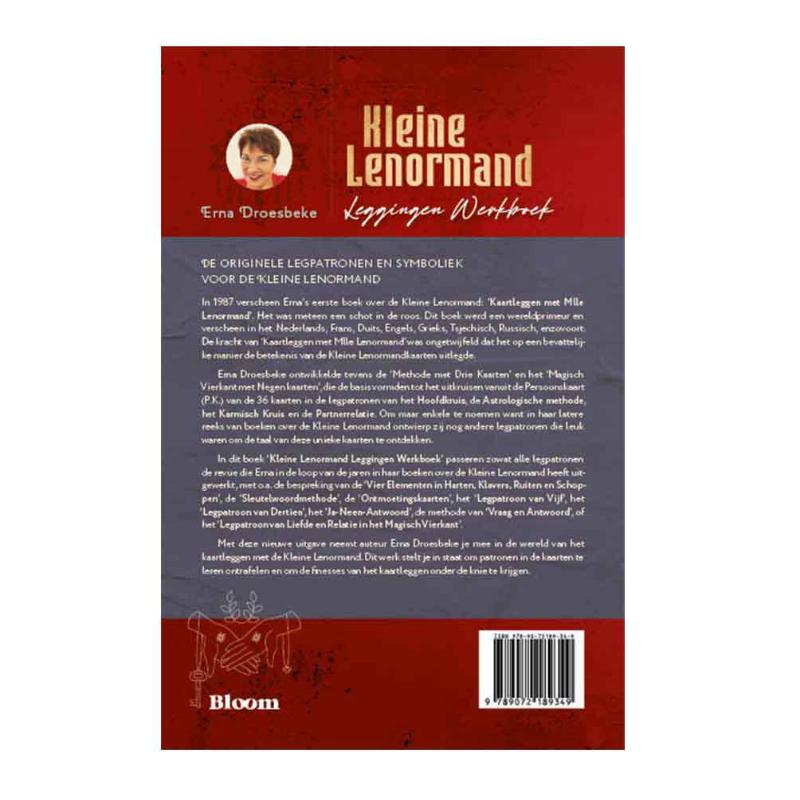 Achterkant van Kleine Lenormand Leggingen Werkboek