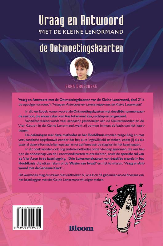 Achterkant van Vraag en antwoord van ontmoetingskaarten met de Kleine Lenormand - Deel 2
