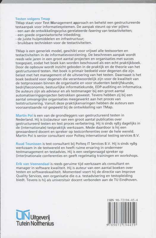 Achterkant van Gestructureerd testen