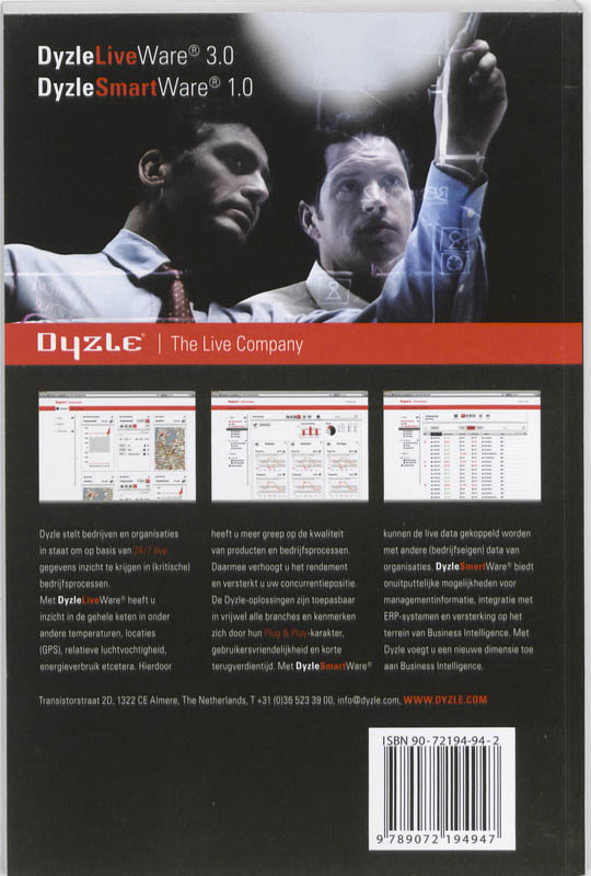 Achterkant van Jaarboek Business Intelligence 2008-2009