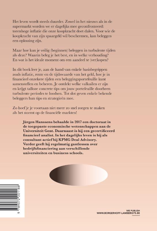 Achterkant van Beleggen in turbulente tijden