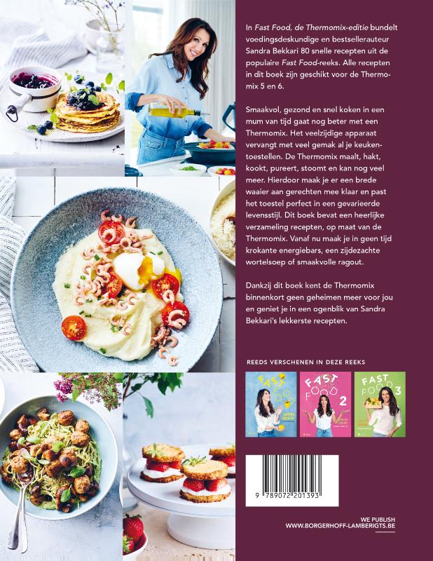Achterkant van Fast Food, de Thermomix