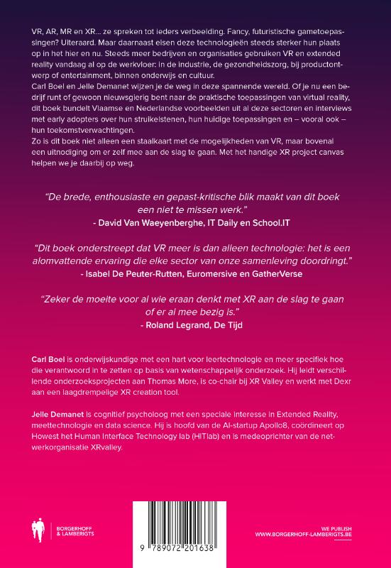 Achterkant van Virtual reality