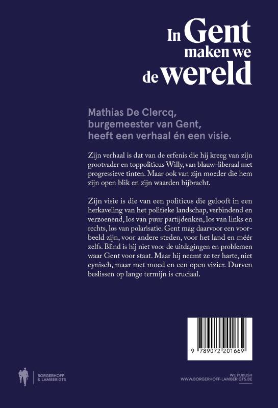 Achterkant van In Gent maken we de wereld