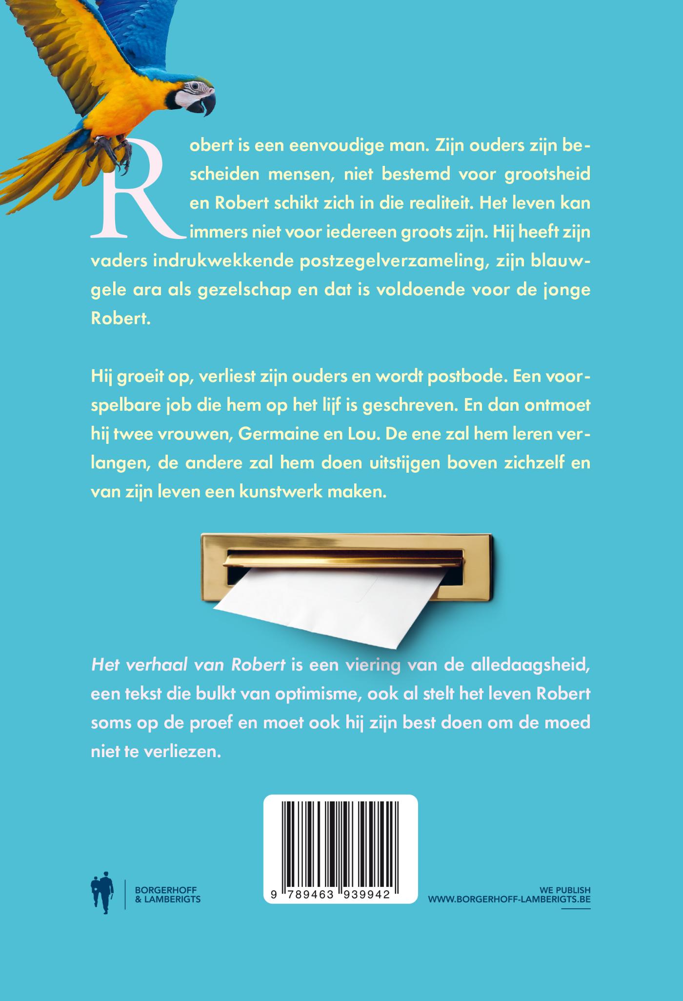 Achterkant van Het verhaal van Robert