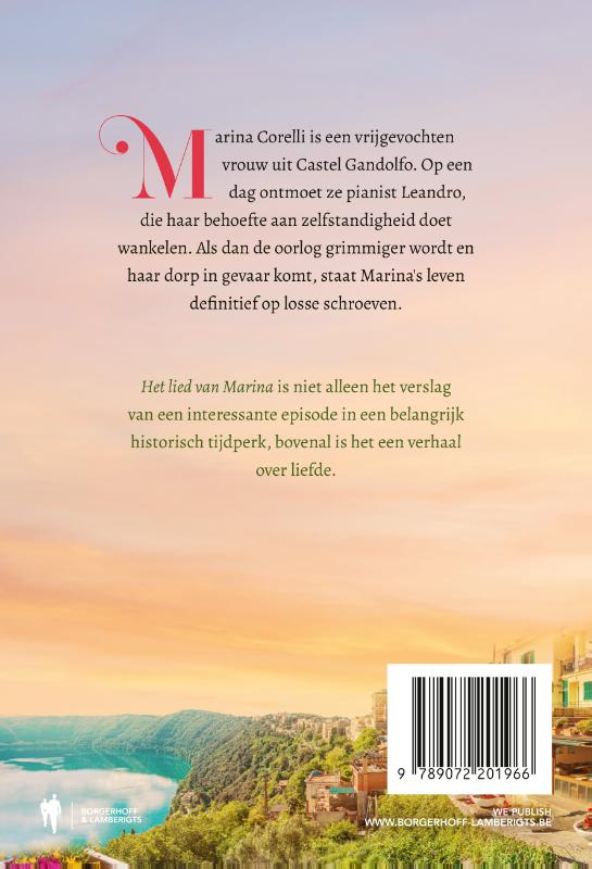 Achterkant van Het lied van Marina