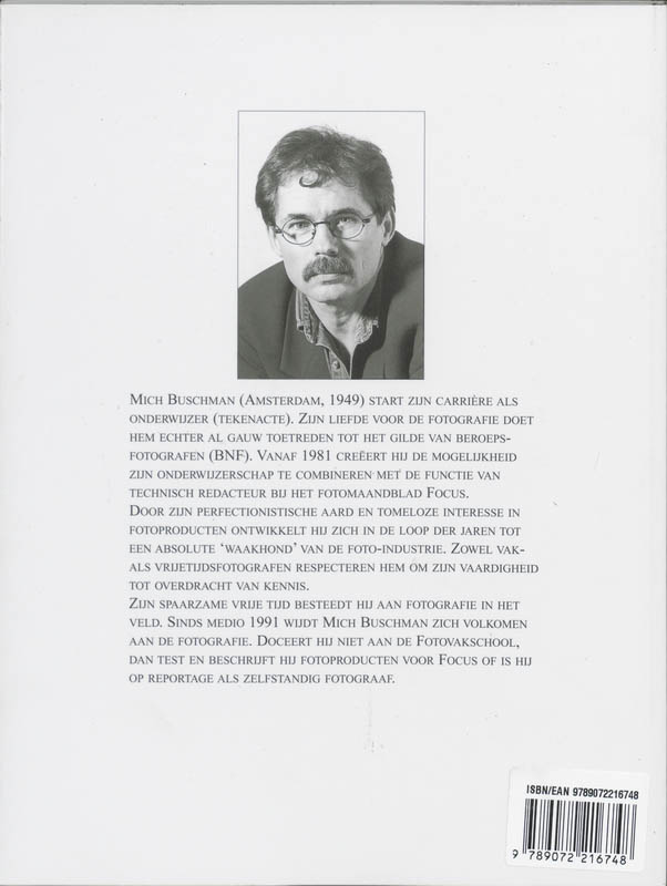 Achterkant van Basisboek zwartwit fotografie