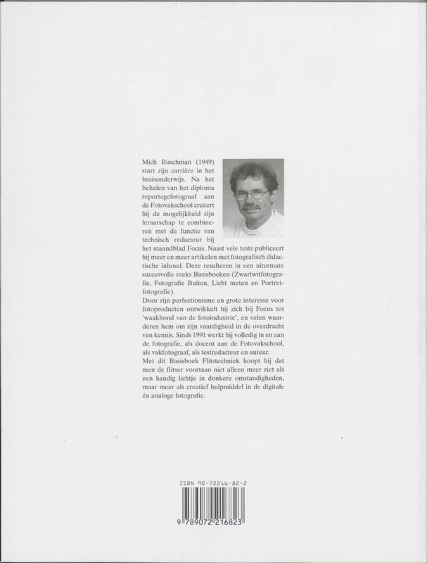 Achterkant van Basisboek flitstechniek