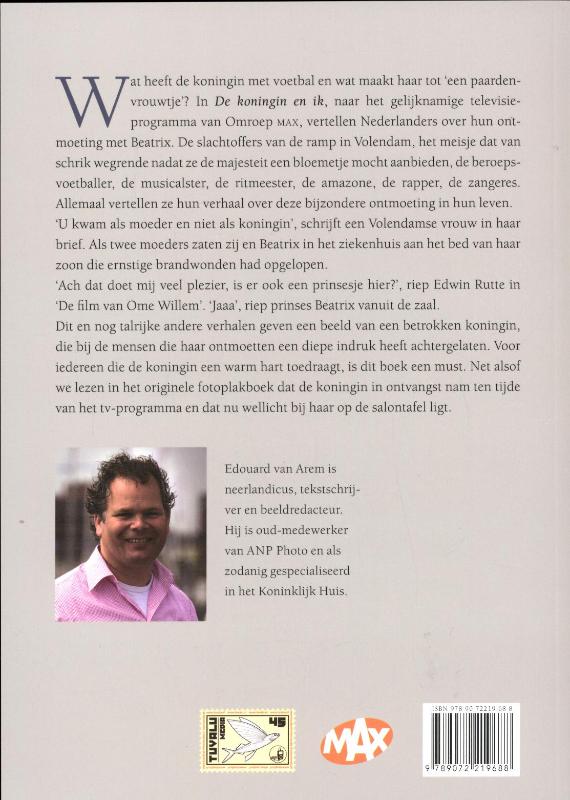 Achterkant van De Koningin en ik