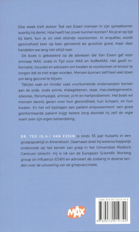 Achterkant van Dokter Ted