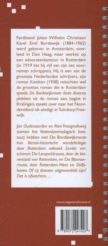 Achterkant van De Bordewijkroute