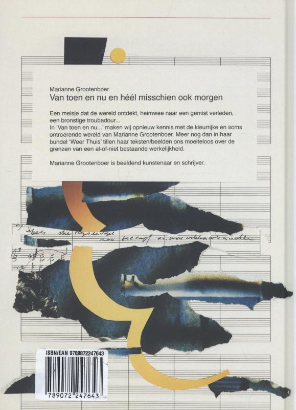 Achterkant van Van toen en nu en héél misschien ook morgen