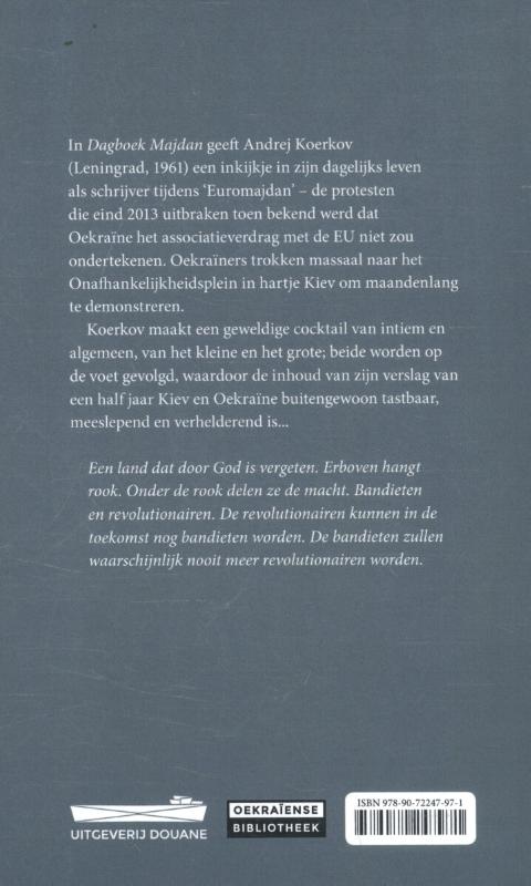 Achterkant van Dagboek Majdan