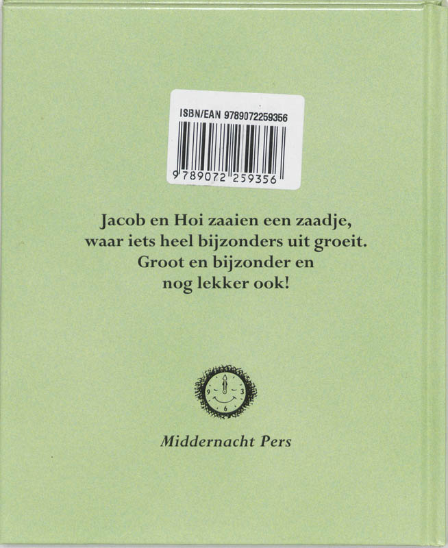 Achterkant van Jacob maakt soep