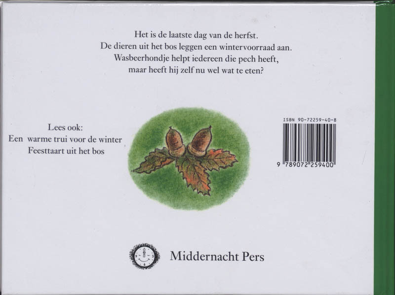 Achterkant van De laatste dag van de herfst