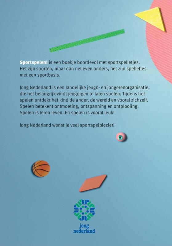Achterkant van Sportspelen!