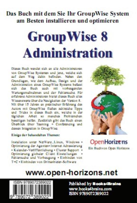 Achterkant van GroupWise 8 Administration