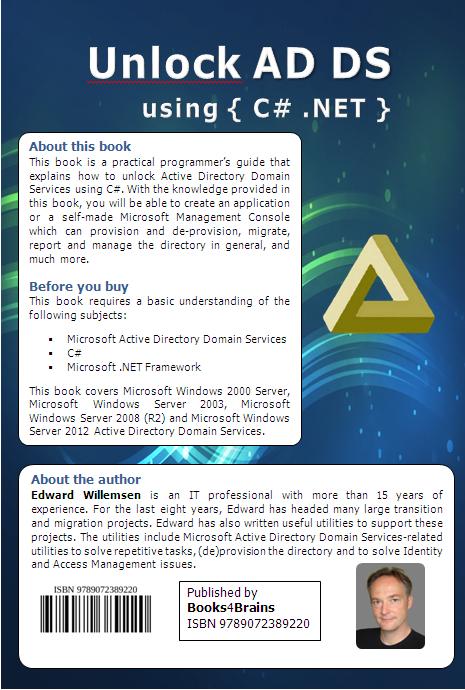 Achterkant van Unlock AD DS using C .NET
