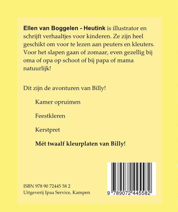 Achterkant van De avonturen van Billy Beer