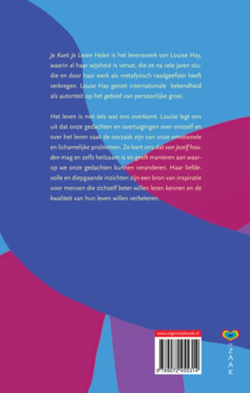 Achterkant van Je kunt je leven helen