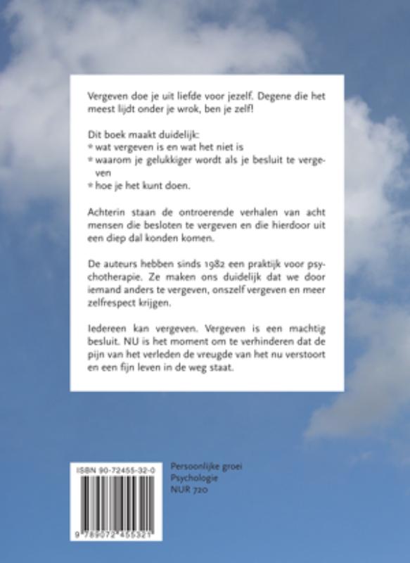 Achterkant van Vergeven doe je voor jezelf