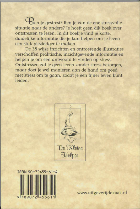 Achterkant van Ontstressen