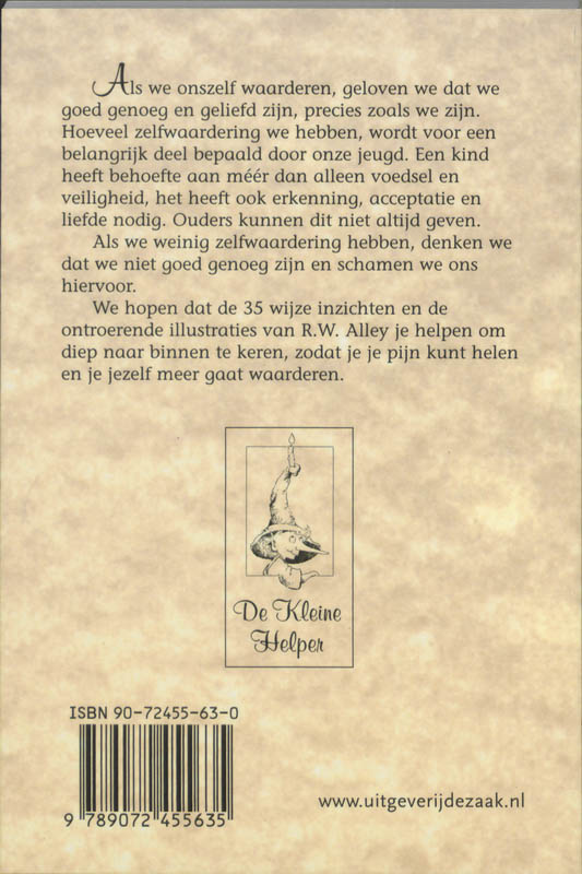 Achterkant van Waardeer jezelf